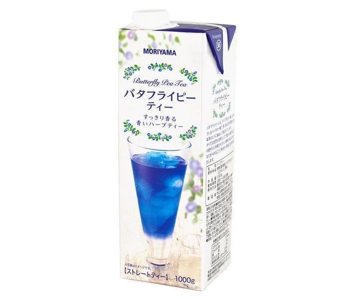 Moriyama Dairy Butterfly Pea Tea 1000g paquet de papier x 6 pièces 