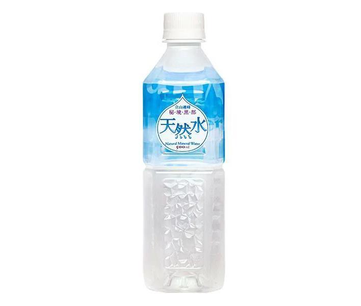 Nippon Yakuhin Hikyo Kurobe Eau Naturelle Bouteille en plastique de 500 ml x 24 bouteilles 