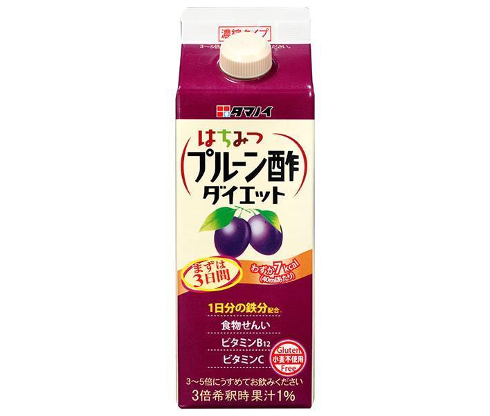 [11/25~ 10% off all products!!] Tamanoi Vinegar Honey Prune Vinegar Diet Concentrated Type 500ml Paper Pack x 12 Bottles