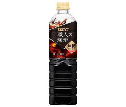 Café Artisan UCC Sans Sucre Bouteilles PET de 900 ml x 12 bouteilles 