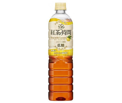 UCC Tea Time Tea with Lemon Low Sugar 900ml PET Bottle x 12 