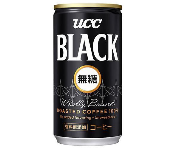 UCC BLACK(ブラック)無糖 185g缶×30本入