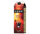 Hamaya Charcoal Grilled Iced Coffee, Low Sugar, 1000ml Paper Pack x 12 