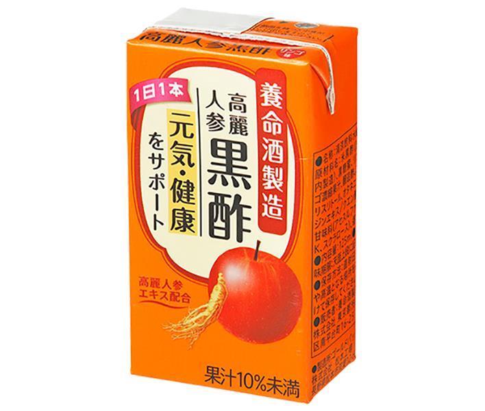 養命酒 高麗人参黒酢 125ml紙パック×18本入