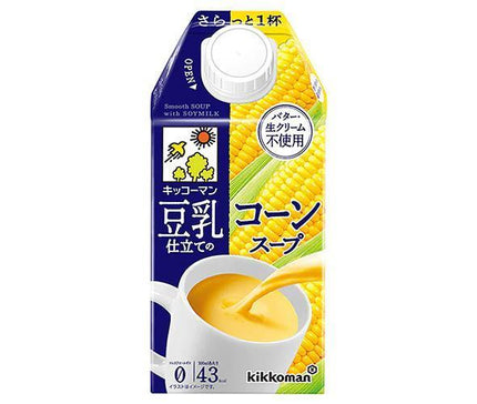 Kibun Soy Milk Corn Soup 500ml Paper Pack x 12 