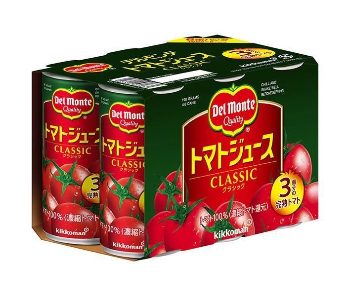 [11/25~ 10% OFF all products!!] Del Monte Tomato Juice (Salted) (6-pack) 190g cans x 5 cans