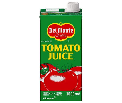 [11/25~ 10% off all products!!] Del Monte Tomato Juice 1L paper carton x 6 bottles