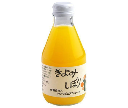 伊藤農園 100%ピュアジュース きよみ 180ml瓶×30本入【日本出荷】