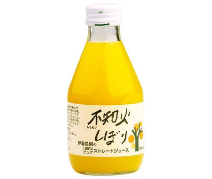 伊藤農園 100%ピュアジュース 不知火 180ml瓶×30本入【日本出荷】