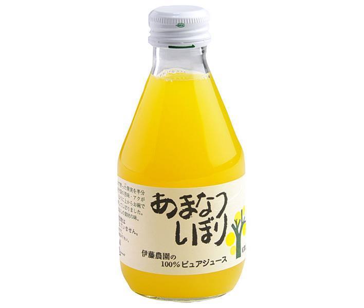 伊藤農園 100%ピュアジュース あまなつ 180ml瓶×30本入【日本出荷】