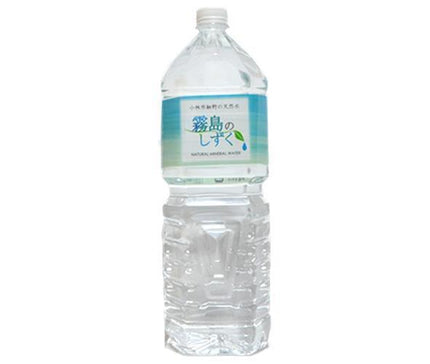 Kirishima Silica Water Source Kirishima no Shizuku 2L PET Bottle x 6 