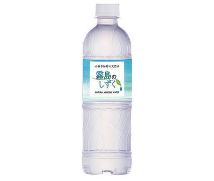 Kirishima Silica Water Source Kirishima no Shizuku 500ml PET Bottle x 24 Bottles 