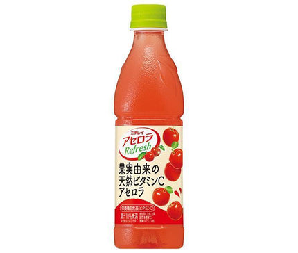 [11/25~ 10% off all products!!] Nichirei Foods Acerola Refresh 430ml PET bottle x 24 bottles