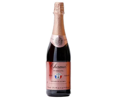 Seijo Ishii Chamei Sparkling Red Grape Juice 750ml bottle x 12 bottles 