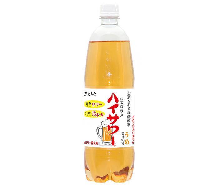 博水社 ハイサワー うめ 1000mlペットボトル×15本入【日本出荷】