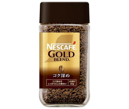 Nestlé Japon Nescafé Gold Blend Deep Rich bouteille de 80 g x 24 bouteilles 