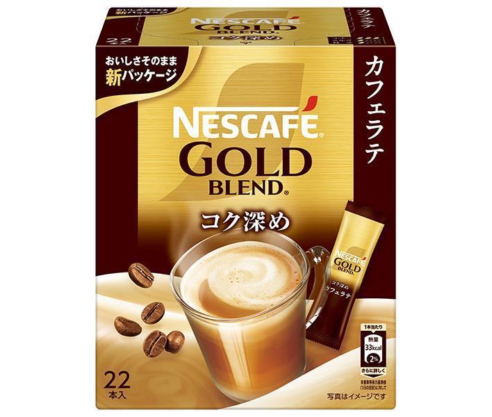 Nestlé Japon Nescafé Gold Blend Deep Rich Stick Coffee (7g x 22P) x 12 boîtes 