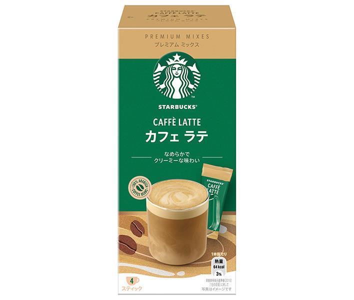 Nestlé Japon Starbucks Premium Mixed Cafe Latte (14g x 4P) x 24 boîtes 