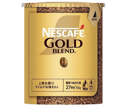 Nestle Japan Nescafe Gold Blend Eco & System Pack [Barista Refill] 55g x 12 pieces