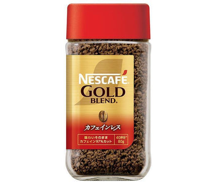 Nestlé Japon Nescafe Gold Blend décaféiné bouteille de 80 g x 24 bouteilles 