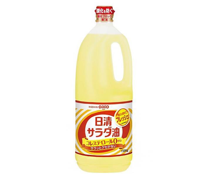 Nisshin Oillio Nisshin salad oil 1500g x 10 bottles 