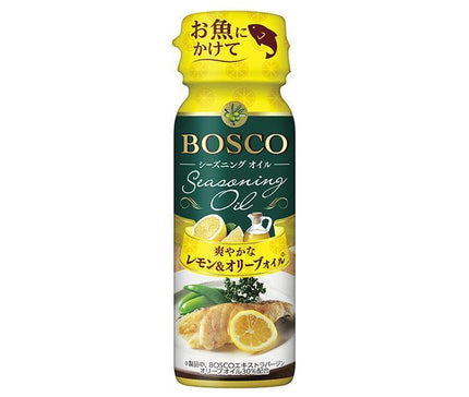 Nisshin Oillio BOSCO Seasoning Oil Lemon & Olive Oil 90g PET Bottle x 15 Bottles 