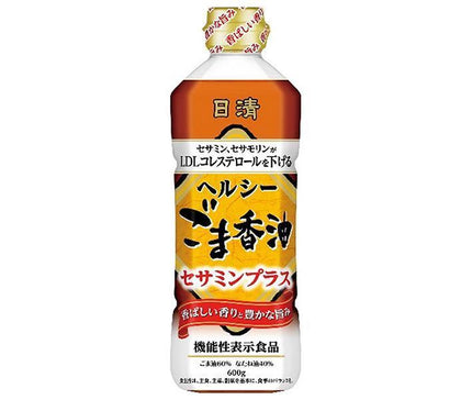 日清オイリオ 日清ヘルシーごま香油 セサミンプラス 600g×10本入