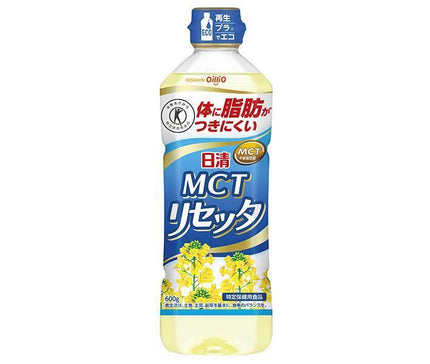 Nisshin Oillio Nisshin MCT Resetta [Food for Specified Health Uses] 600g PET bottle x 10 bottles 