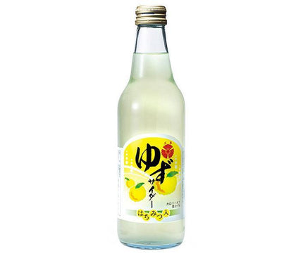 Kotobukiya Refreshing Foods Yuzu Cider 340ml bottle x 24 bottles 