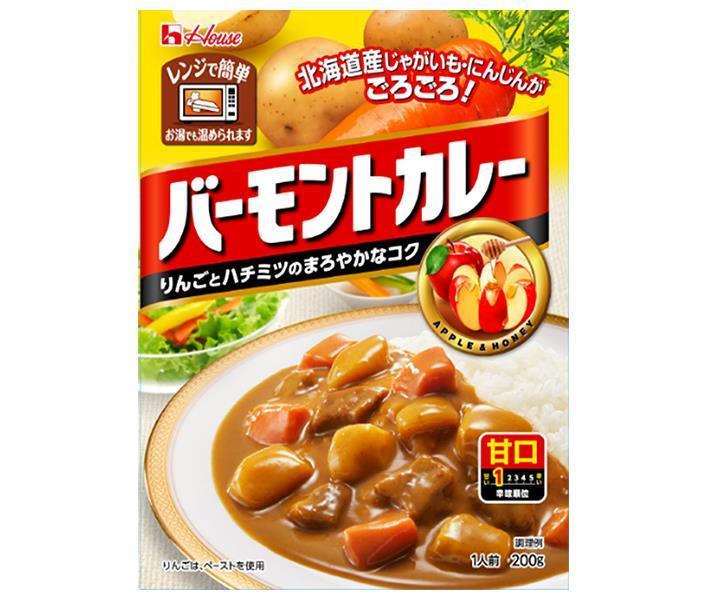 ハウス食品 バーモントカレー 甘口 200g×30個入