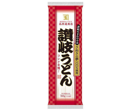 Nippun Takahara Tsu Shoten Sanuki Udon (domestic wheat) 360g x 25 bags 