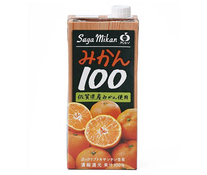 [11/25~ 10% OFF all products!!] JA Beverage Saga Mikan 100 1L paper pack x 6 bottles