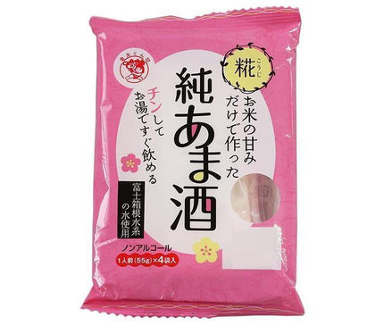 Izu Fermente Pure Amazake fabriqué uniquement avec la douceur du riz (55g x 4 portions) x 12 sachets 