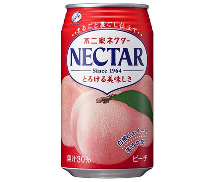 [11/25~ 10% OFF all products!!] Fujiya Nectar Peach 350g can x 24 cans