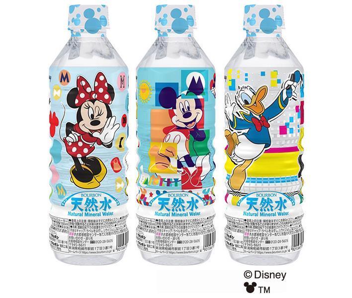 [11/25~ 10% off all products!!] Bourbon Disney/Mineral Water 500ml PET bottle x 24 bottles