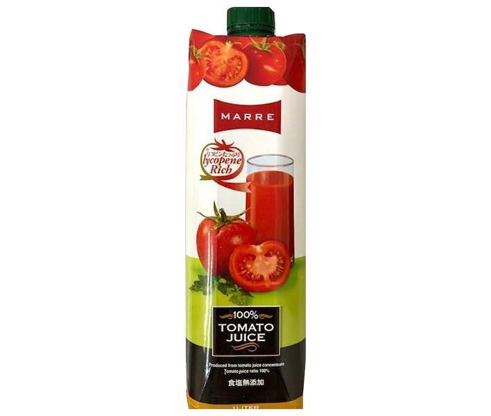 [11/25~ 10% OFF all products!!] Marure 100% Tomato Juice 1L paper pack x 12 bottles