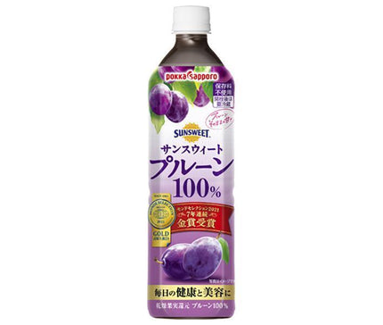 Pokka Sapporo Sunsweet Prune 100% 900ml PET bottle x 12 bottles