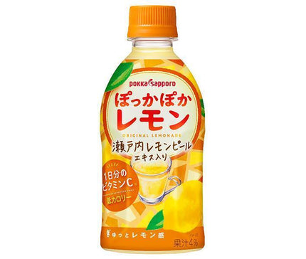 [11/25~ 10% off all products!!] Pokka Sapporo [HOT] Pokka Poka Lemon 350ml PET bottle x 24 bottles