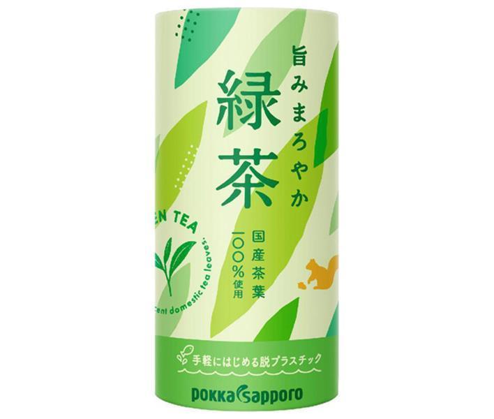 ポッカサッポロ 旨みまろやか緑茶 195gカートカン×30本入【日本出荷】