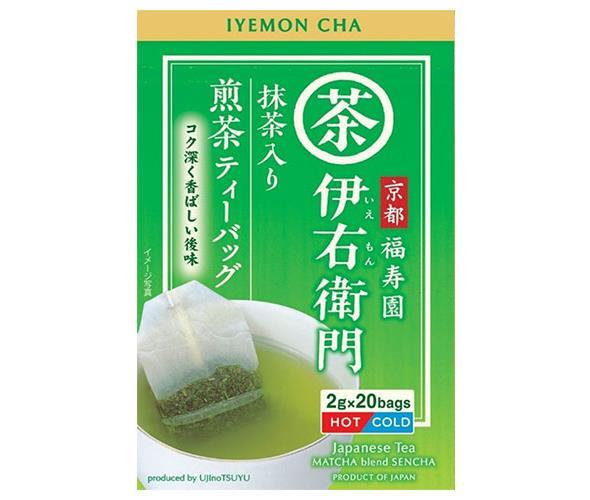 宇治の露製茶 伊右衛門 抹茶入り煎茶 ティーバッグ 2g×20P×12箱入【日本出荷】