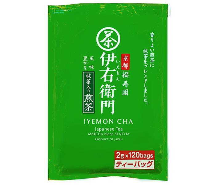 Uji no Tsuyu Iyemon Sencha Tea Bags with Matcha 2g x 120P x 1 bag 