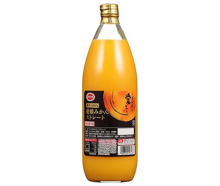 えひめ飲料 愛媛みかんストレート 1000ml瓶×6本入【日本出荷】