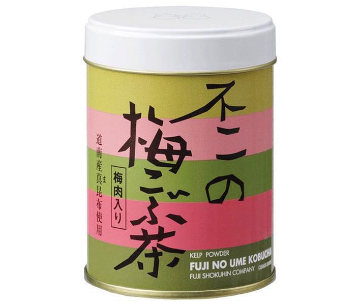 不二食品 不二の梅こぶ茶 50g缶×6個入