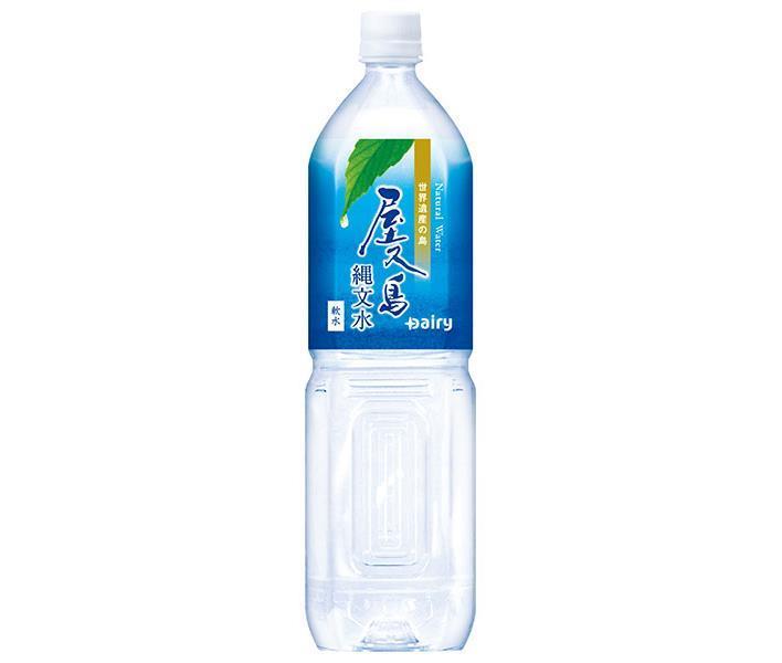 Coopérative laitière du sud du Japon Yakushima Jomon Water Bouteilles en plastique de 1,5 L x 8 bouteilles 