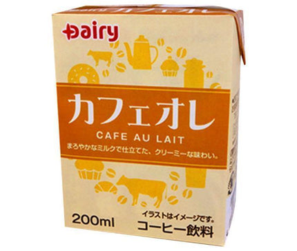 Minami Nippon Dairy Cooperative Daily Café au lait 200 ml paquet papier x 24 pièces 