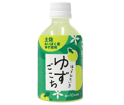 [11/25~ 10% off all products!!] Sameura Foods Hotto Hitoiki Yuzugokochi 280ml PET bottle x 24 bottles