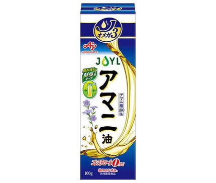 J-Oil Mills AJINOMOTO Huile de lin 100g x 8 pièces 