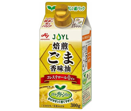 J-Oil Mills AJINOMOTO Huile aromatisée au sésame rôti 300g x 6 pièces 