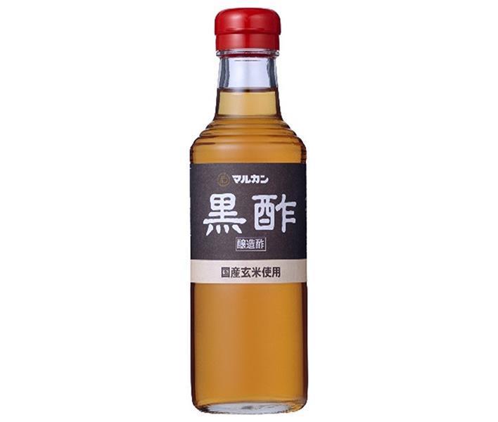 マルカン酢 黒酢 360ml瓶×12本入【日本出荷】
