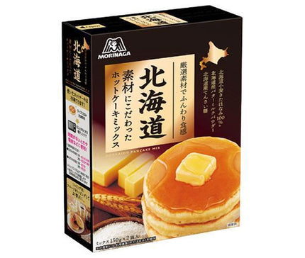 Morinaga & Co. Mélange à crêpes à base d'ingrédients d'Hokkaido 300g (150g x 2 sachets) x 20 boîtes 